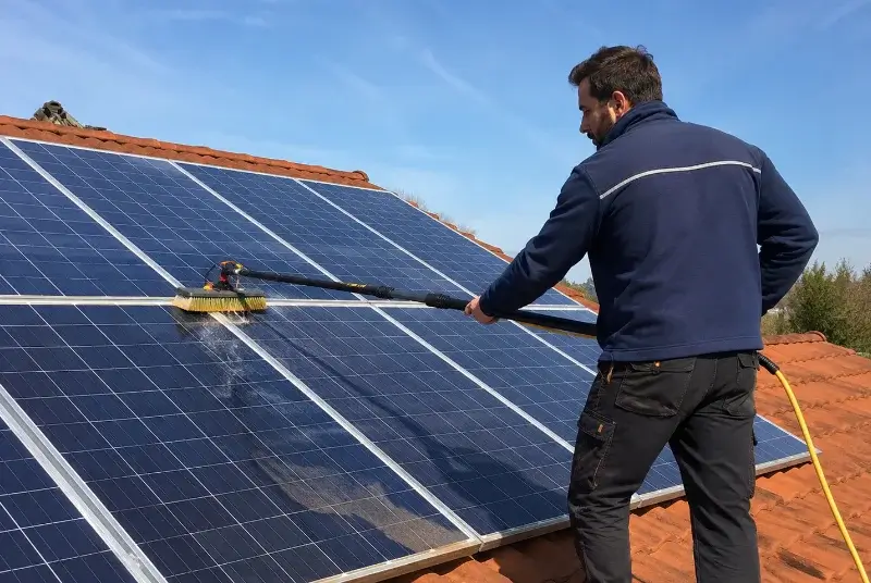 Nettoyage et entretien de panneaux solaires à Thors